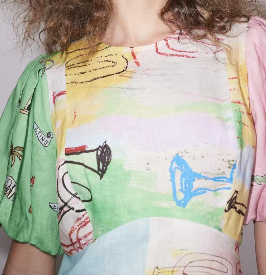 Holiday Sketch Elbise