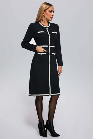 Magdalena Örgü Midi Elbise