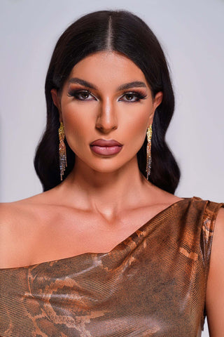 Rereny Taş Detaylı Küpeler