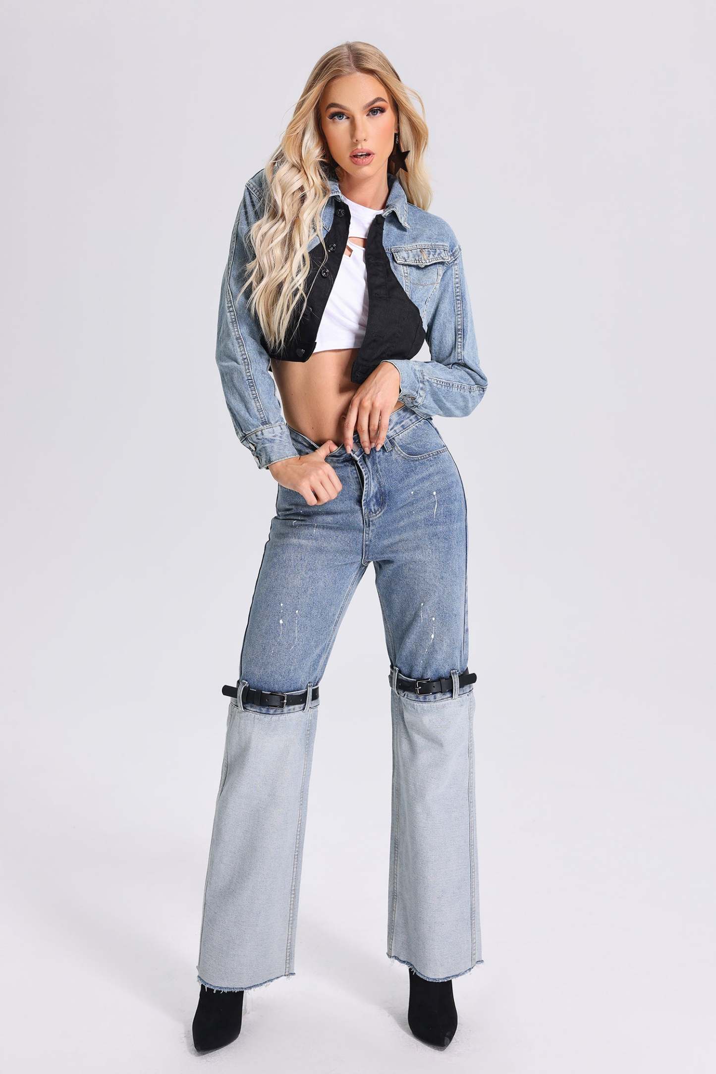 Sakani Kot Patchwork Ceket