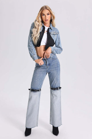 Sakani Kot Patchwork Ceket