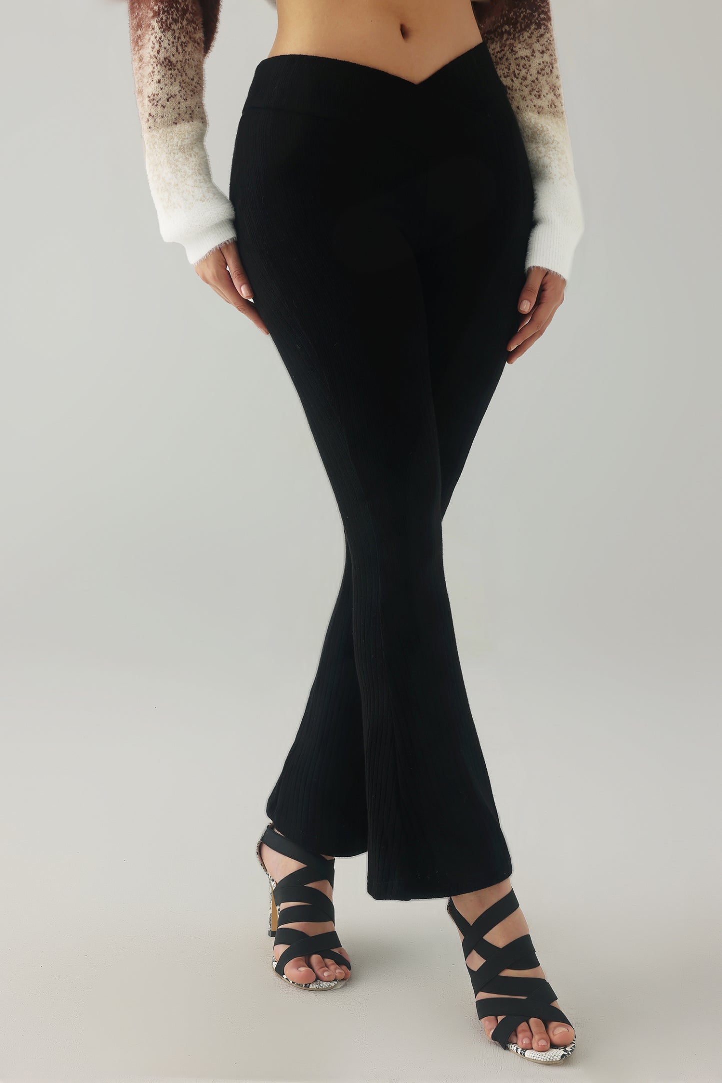 Lilith Örme Pantolon - Siyah