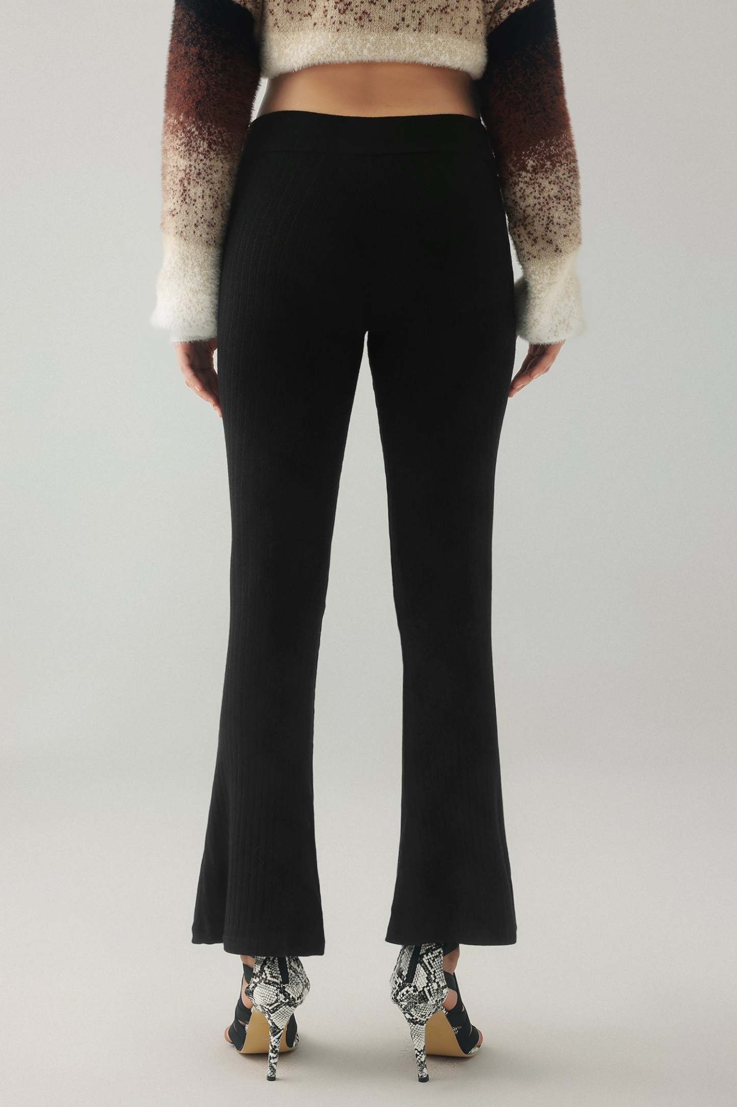Lilith Örme Pantolon - Siyah