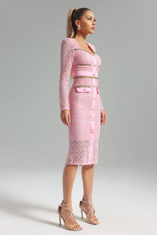 Sasha Dantel Mini Elbise