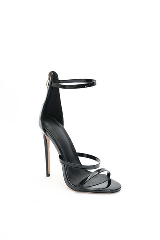 Davo Deri Fermuarlı Stiletto Sandalet
