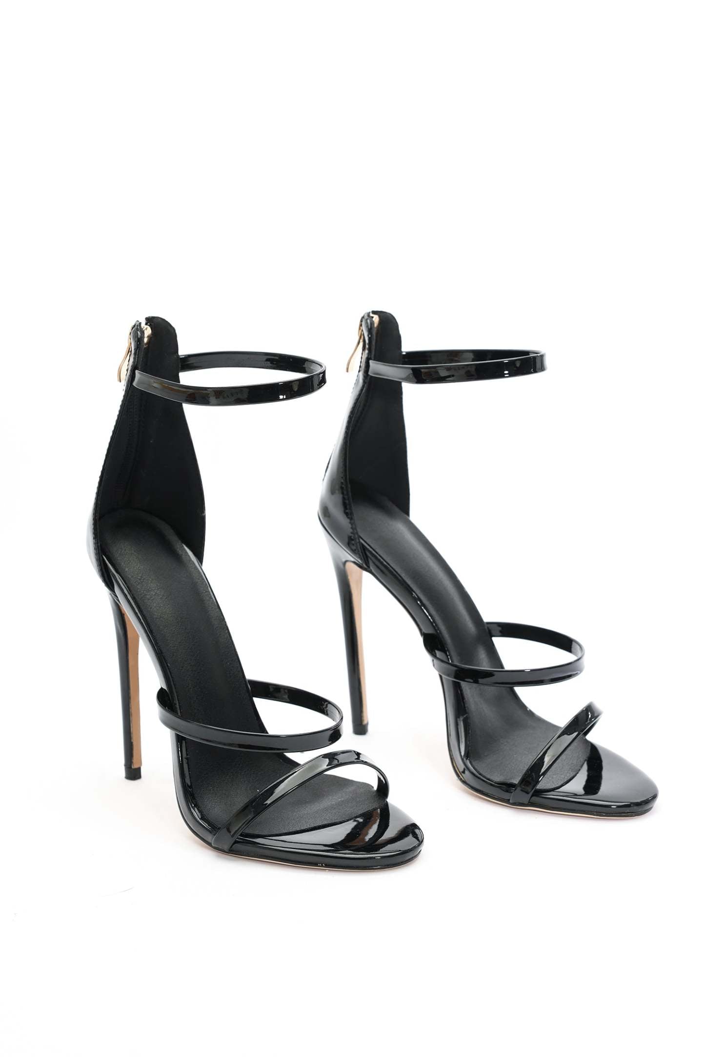 Davo Deri Fermuarlı Stiletto Sandalet
