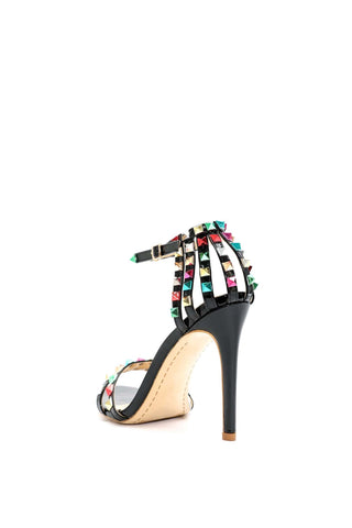 Fresco Perçin Tokalı Stiletto Sandalet