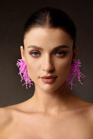 İnya Püsküllü Havai Fişek Küpeleri