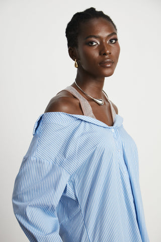 Agathe gömlek mini elbise