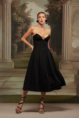 Askılı Uzun Elbise