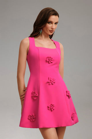 Radmila Çiçek Desenli Mini Elbise