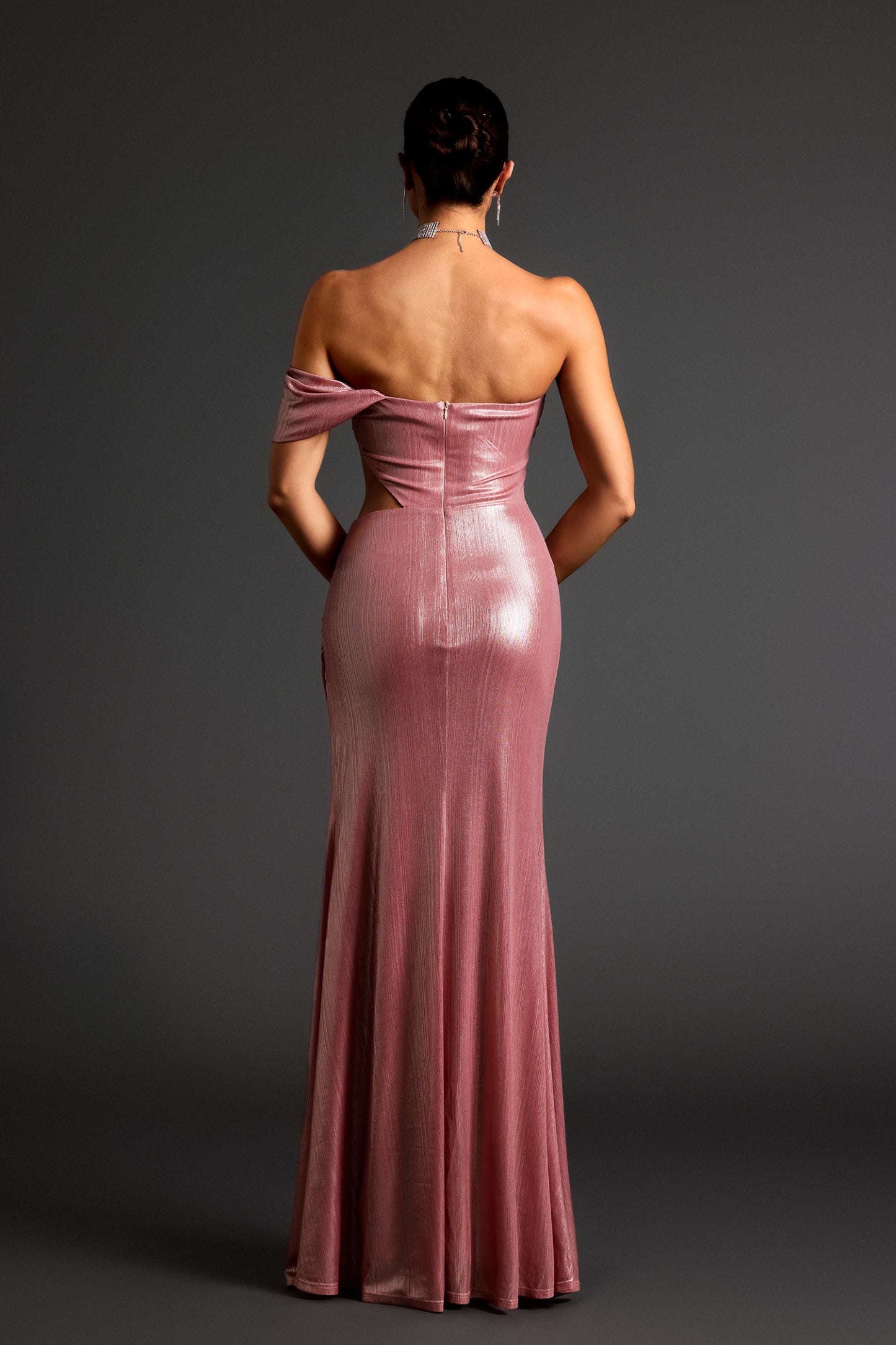 Clara Fonet Özel Tasarım Maksi Elbise