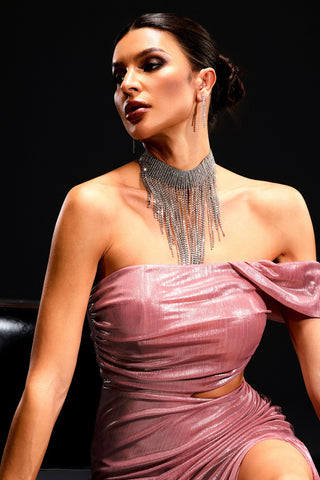 Clara Fonet Özel Tasarım Maksi Elbise