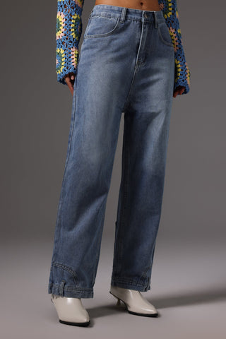 Hazel Renk Maxi Kot Pantolon
