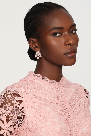 Villy İnci ve Taş Detaylı Küpeler