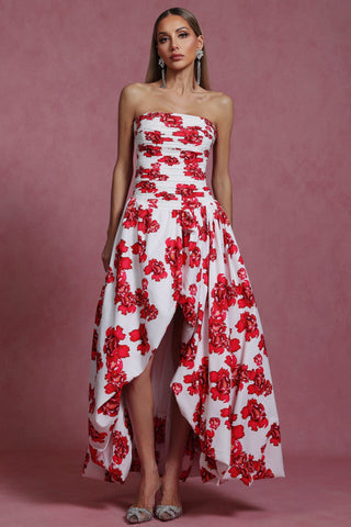 Tenley Volanlı Maksi Elbise