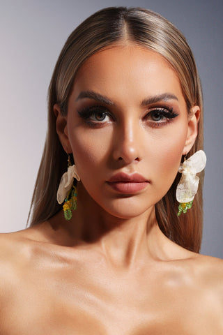 Jezebel Fiyonklu Boncuk Küpe