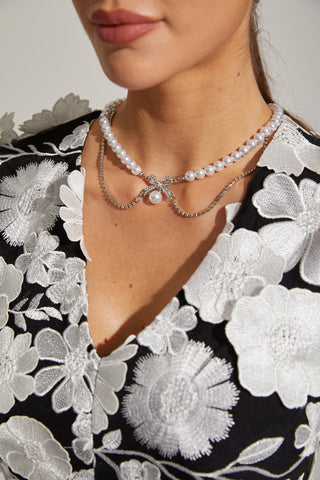 Johanna Bloom Puff - Kol Mini Elbise