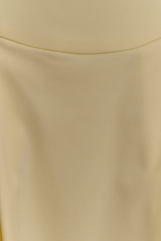 Juana Boyundan Bağlamalı Midi Elbise - Limon