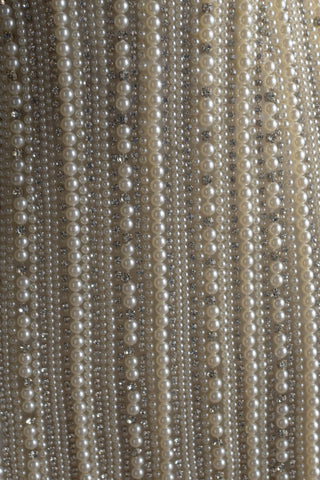 Naveena Taşlı Mini Elbise - Gümüş