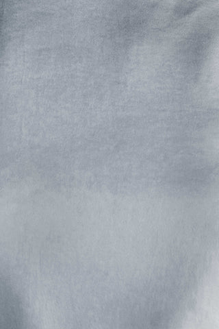 Mor Kolsuz Saten Maxi Elbise - Buzlu Mavi