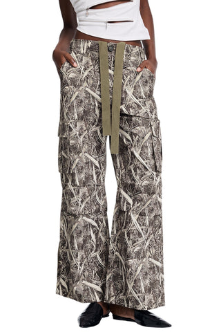 Desenli Cepli Kargo Pantolon