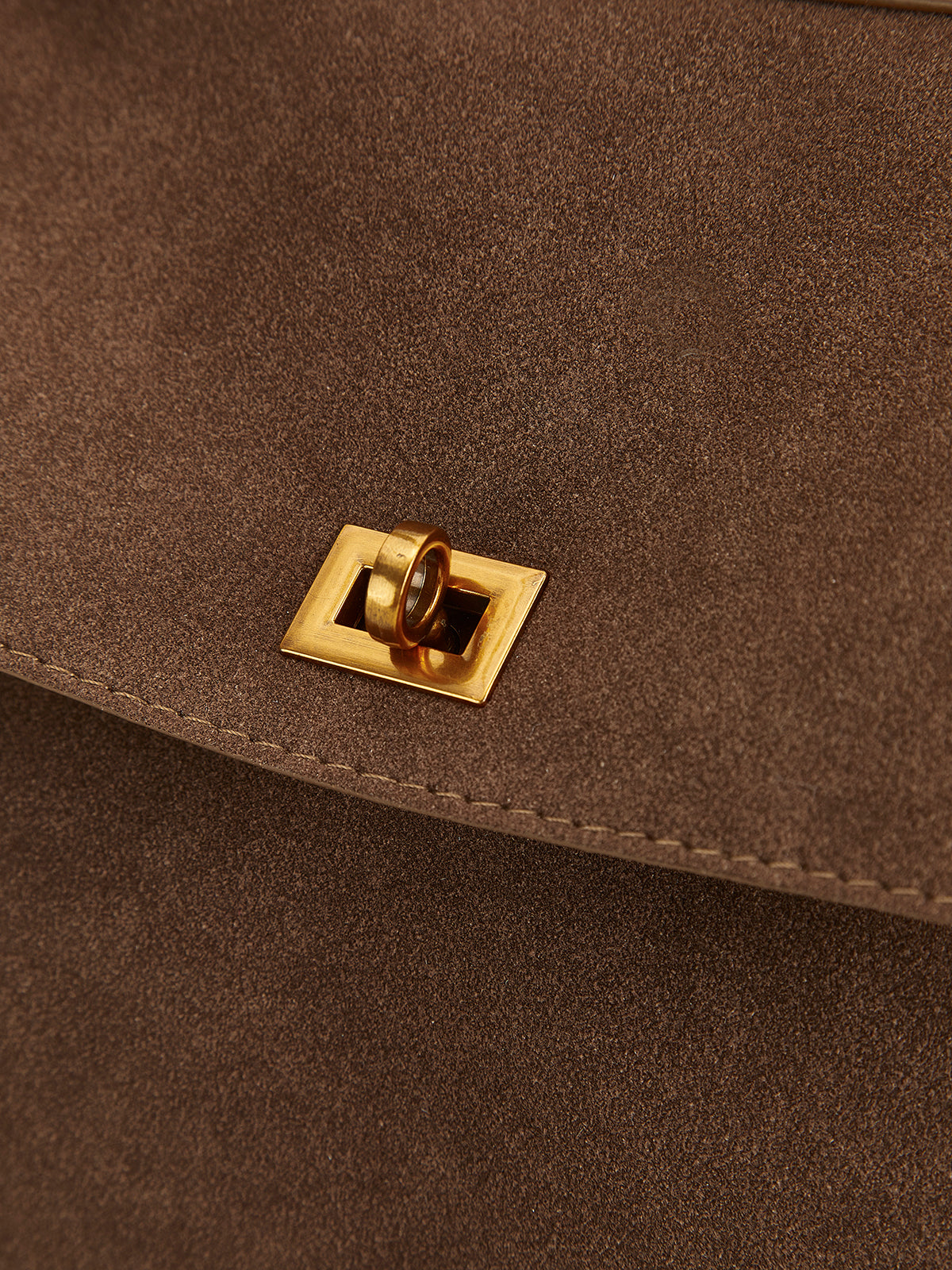 Fonksiyonel Büyük Kapasiteli Flap Omuz Çantası