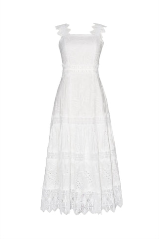 Heleza Dantel Halter Yaka Midi Elbise