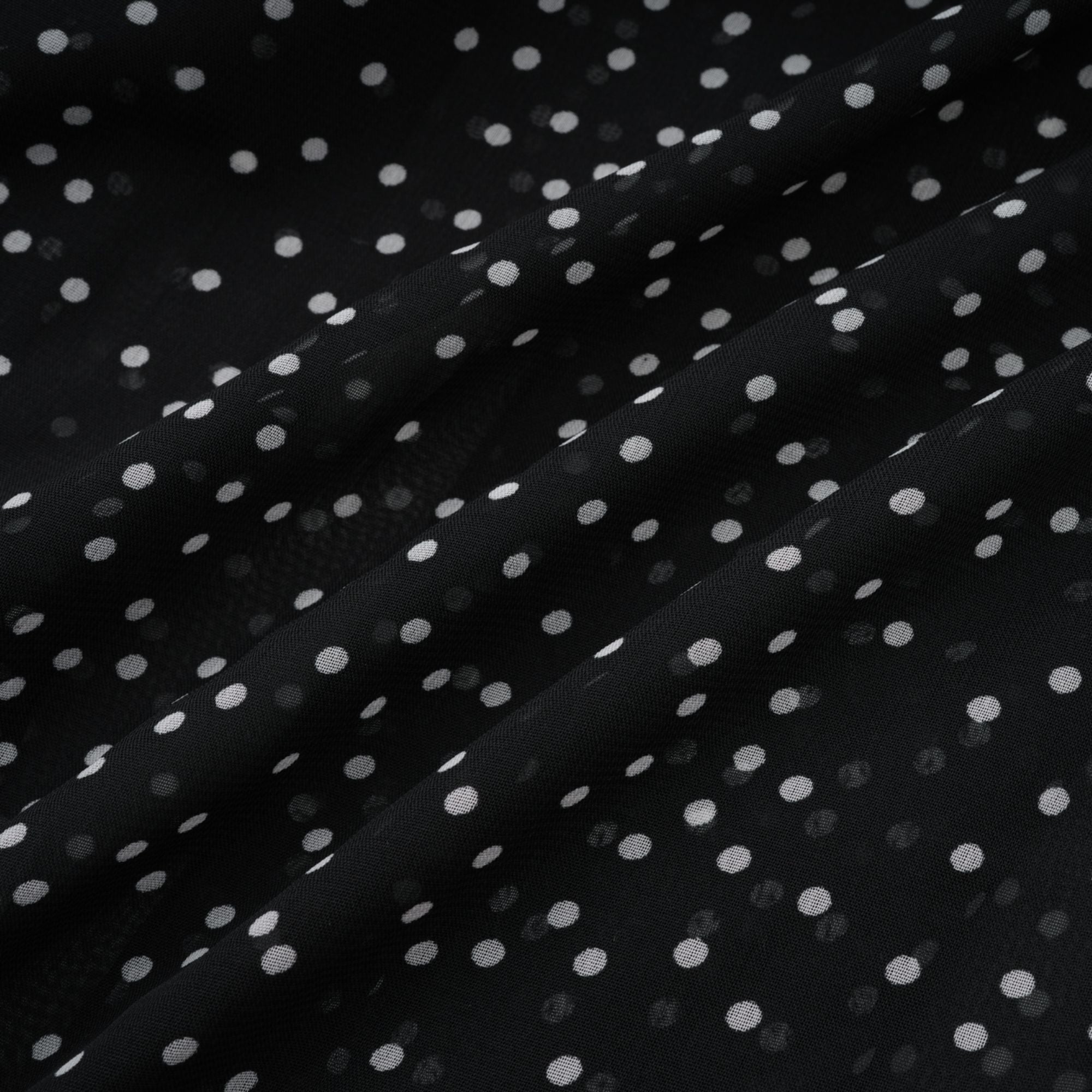 Yvette puantiye maksi elbise