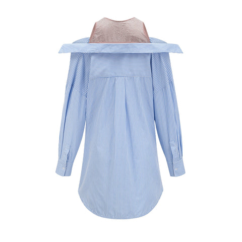 Agathe gömlek mini elbise