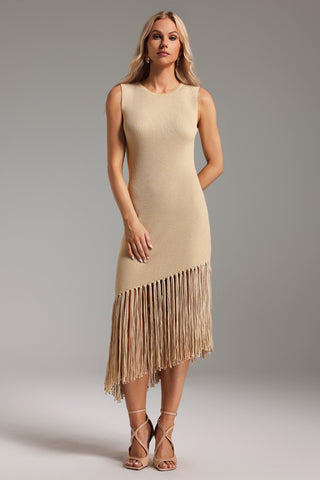 Fenby Püskül Detaylı Maksi Elbise