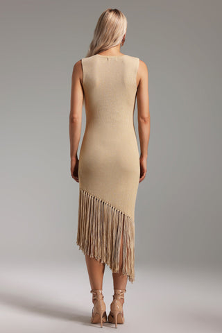 Fenby Püskül Detaylı Maksi Elbise