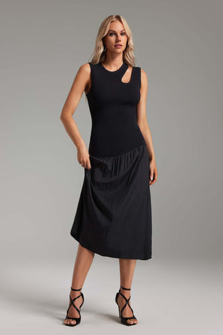 Hella Desenli Kolsuz Elbise