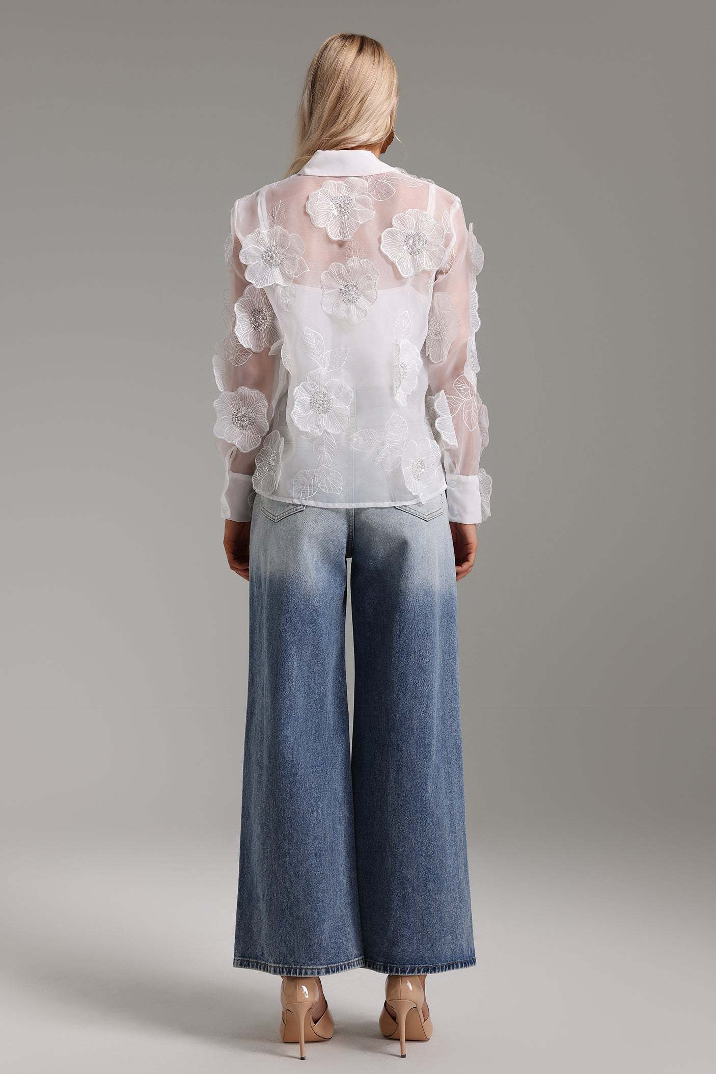 Josie Taş Detaylı Organze Bluz