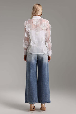 Josie Taş Detaylı Organze Bluz