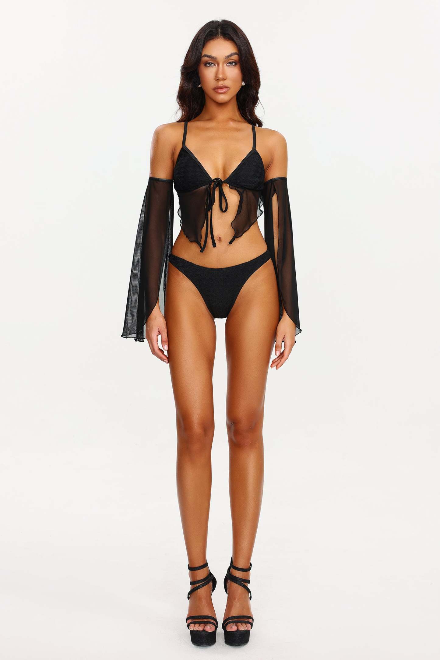 Myrna File Detaylı Kollu Bikini