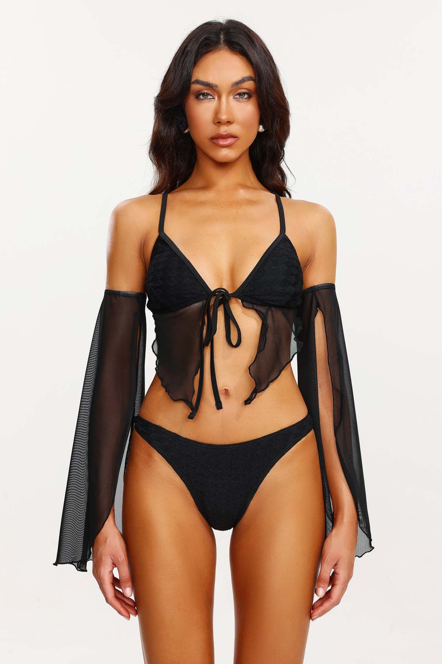 Myrna File Detaylı Kollu Bikini
