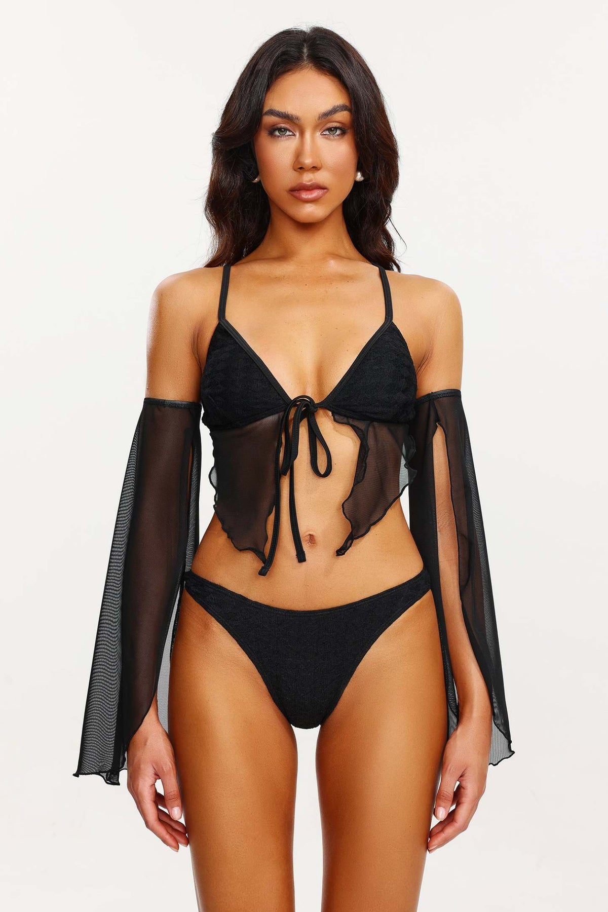Myrna File Detaylı Kollu Bikini