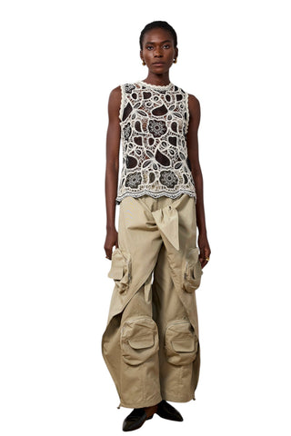 Cepli Bağcıklı Kargo Pantolon