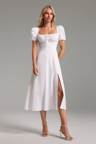 Rachel Omuz Açık Maxi Elbise