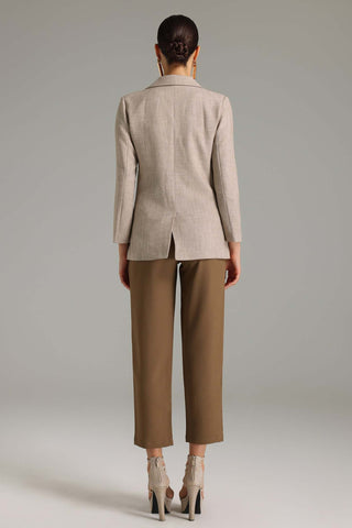 Rayen Çift Düğmeli Blazer Ceket