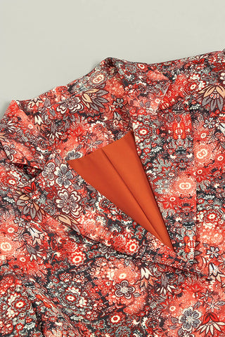 Remington Çiçekli Tüylü Mini Elbise