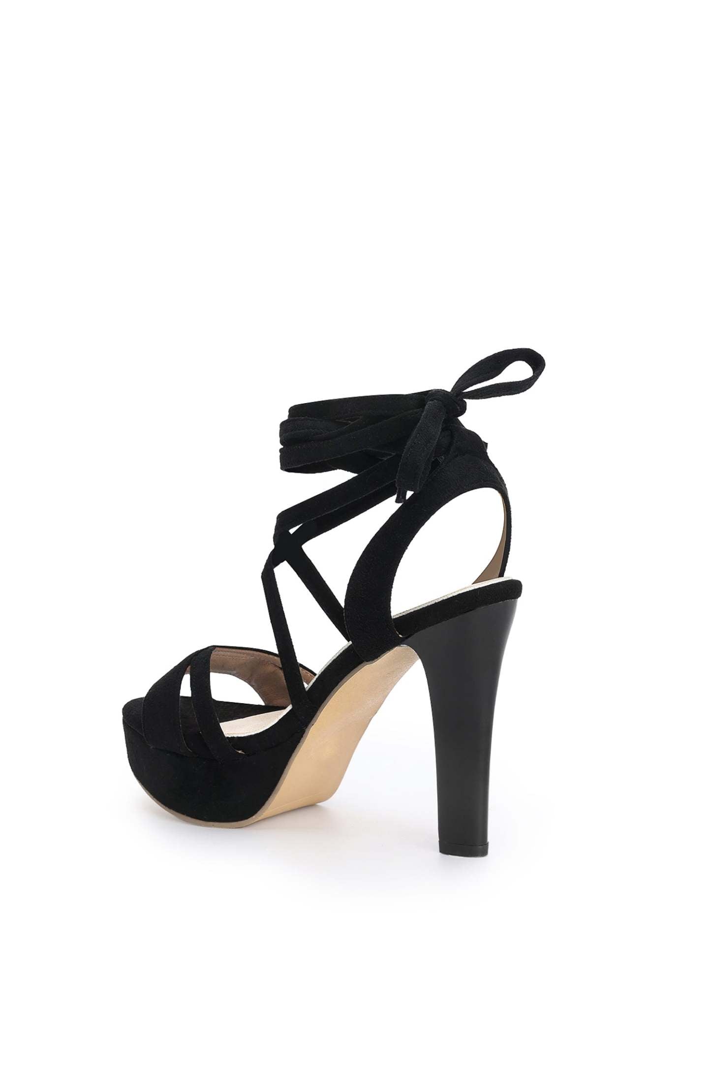 Riela Bağcıklı Platform Stiletto Sandalet