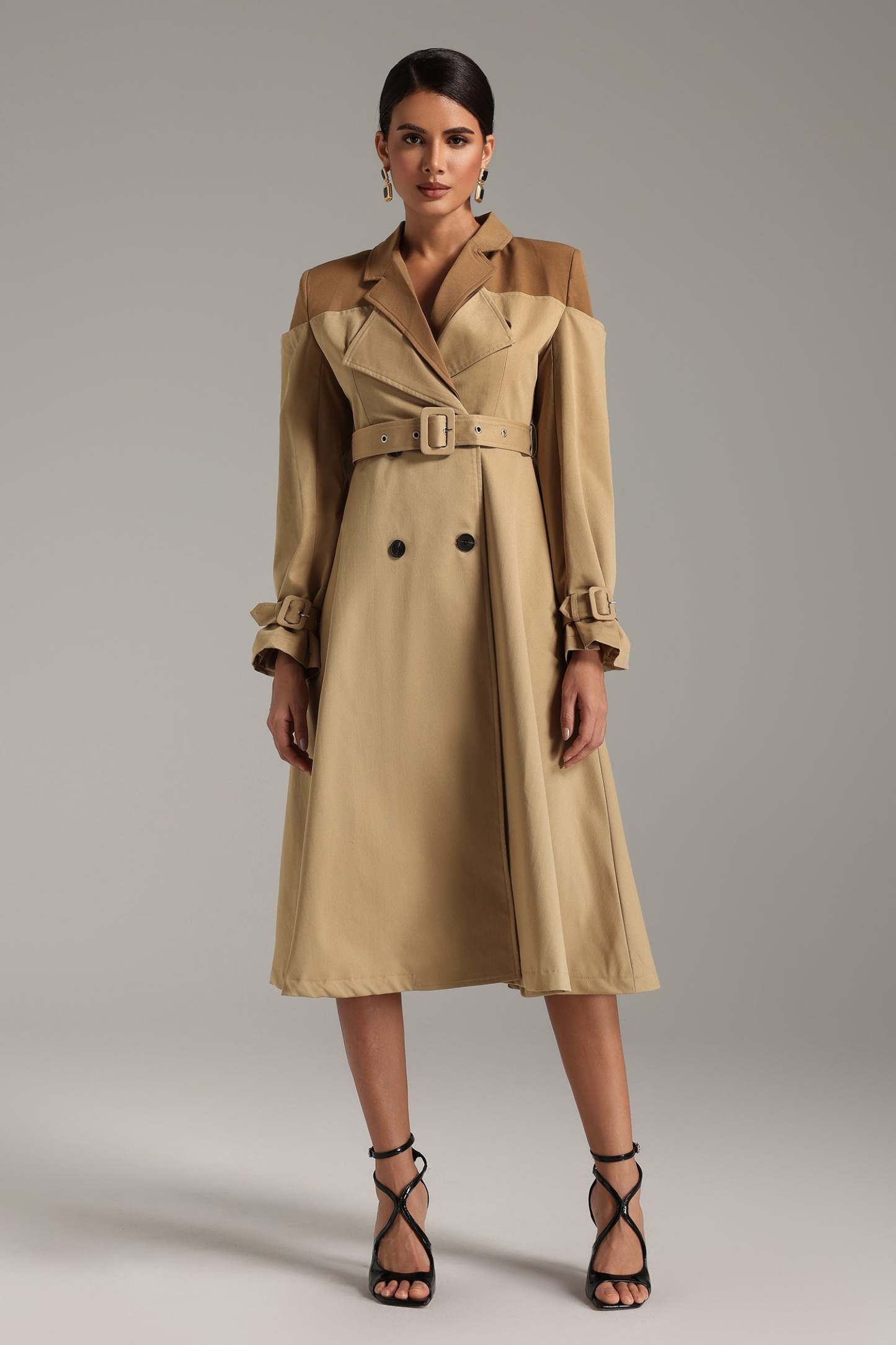 Rotte Patchwork Midi Elbise