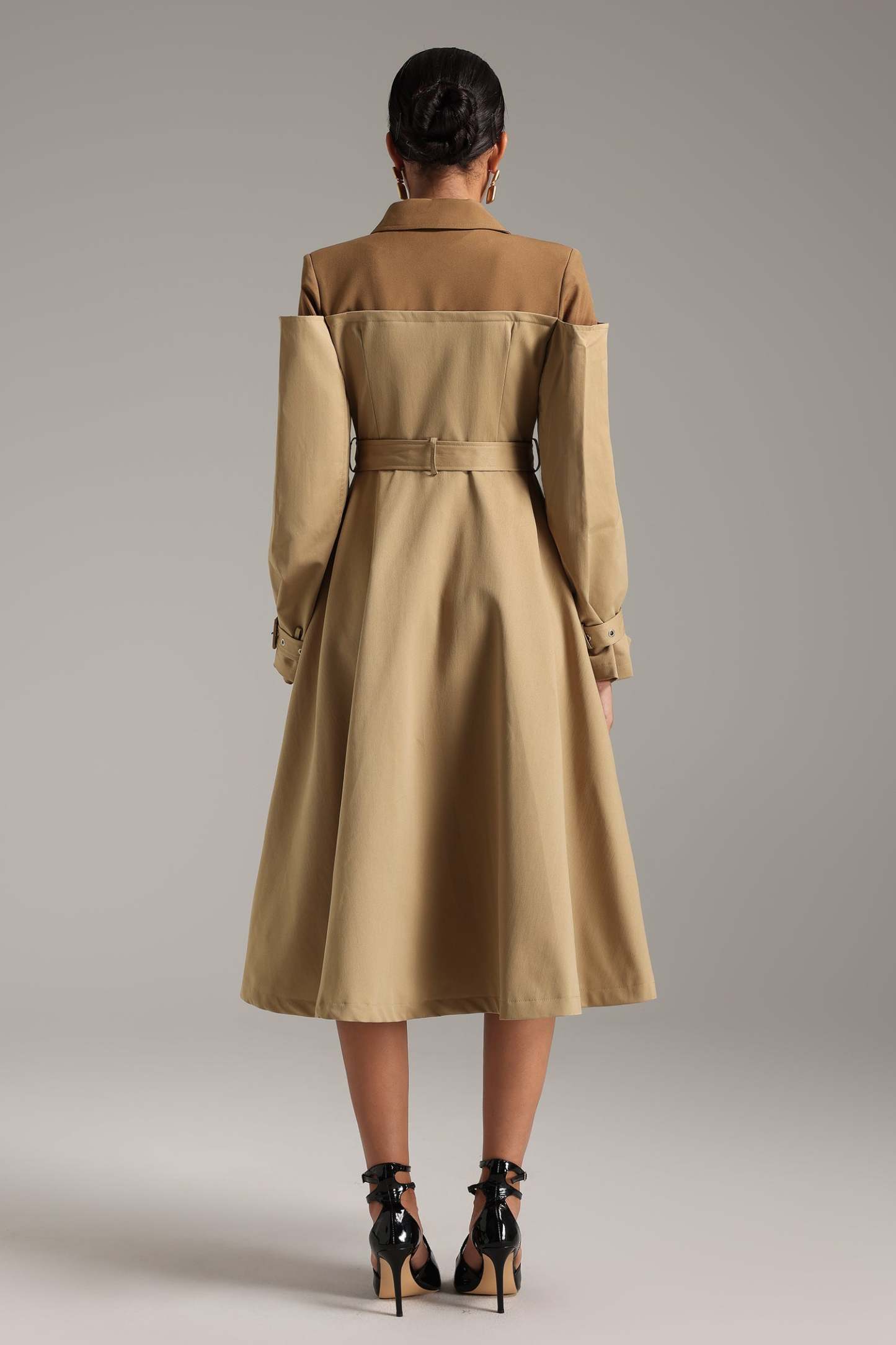 Rotte Patchwork Midi Elbise