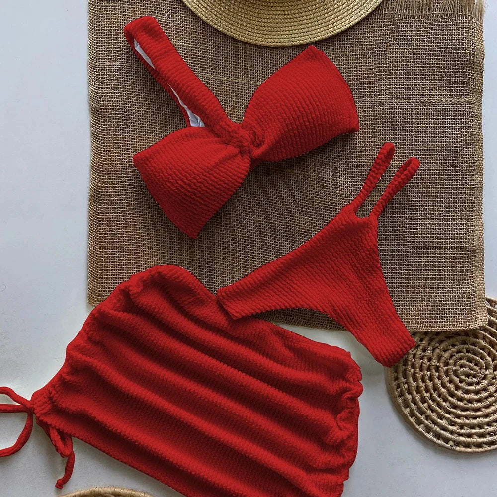 The Angel Brazilian Örgü Bikini Takımı