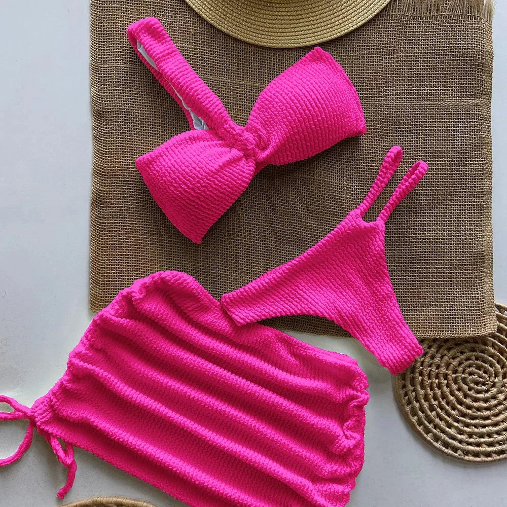 The Angel Brazilian Örgü Bikini Takımı