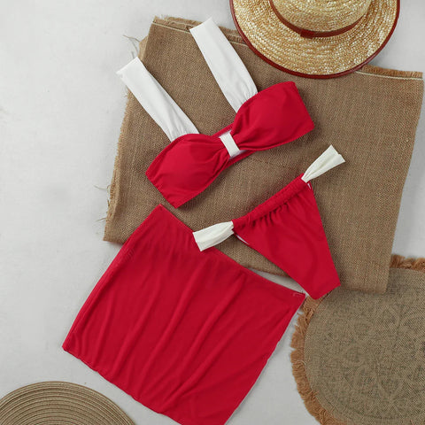 Two-Tone Bikini Takımı