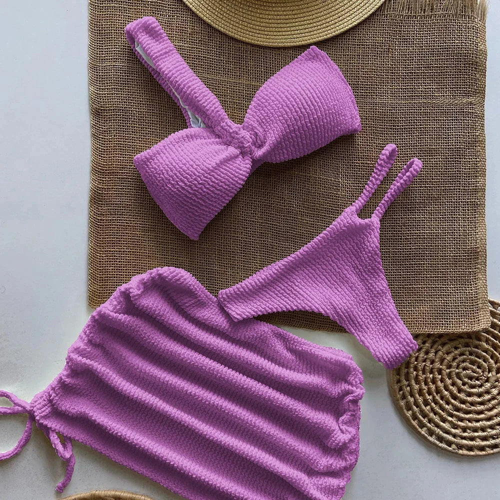 The Angel Brazilian Örgü Bikini Takımı
