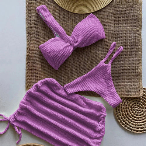 The Angel Brazilian Örgü Bikini Takımı
